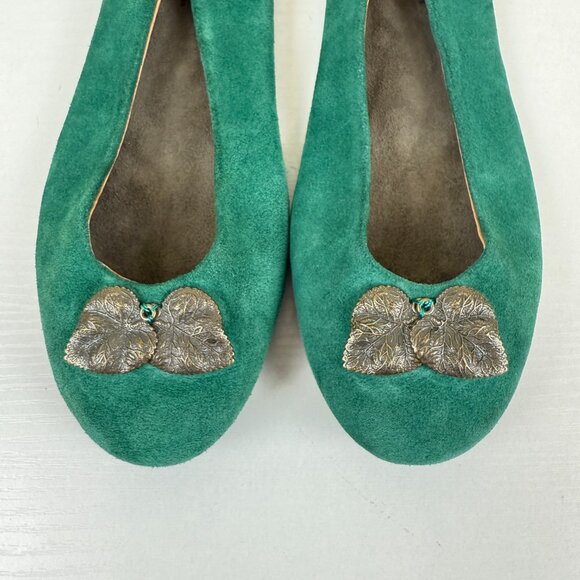 Anthropologie Pilcro and the Letterpress Suede Flats - Picture 3 of 11